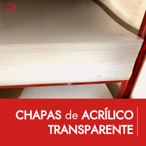 Chapa de Acrílico Transparente - Brasferro
